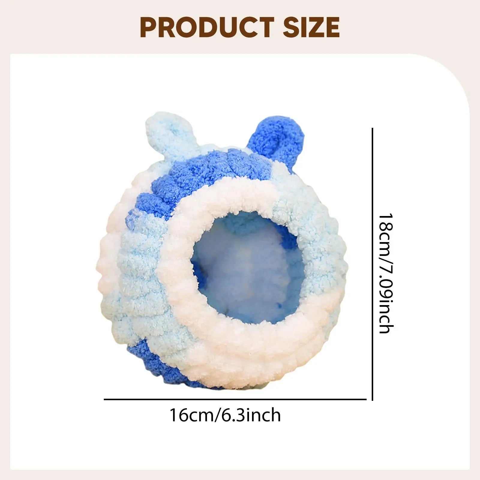 Cozy Bird Hideaway Bed Winter Hammock Yarn Cage Accessory for Parakeets Budgies Lovebirds Canaries