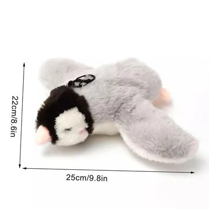 Cat Interactive Toy Chirping Bird , Rechargeable Interactive Flapping Chirping Bird Cat Toy, Bird Catnip Touch-Activated Toys