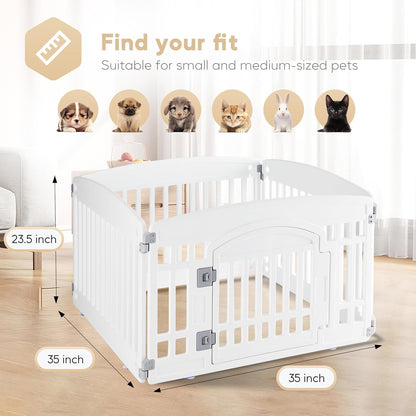 Dog Playpen Secure Foldable Fence