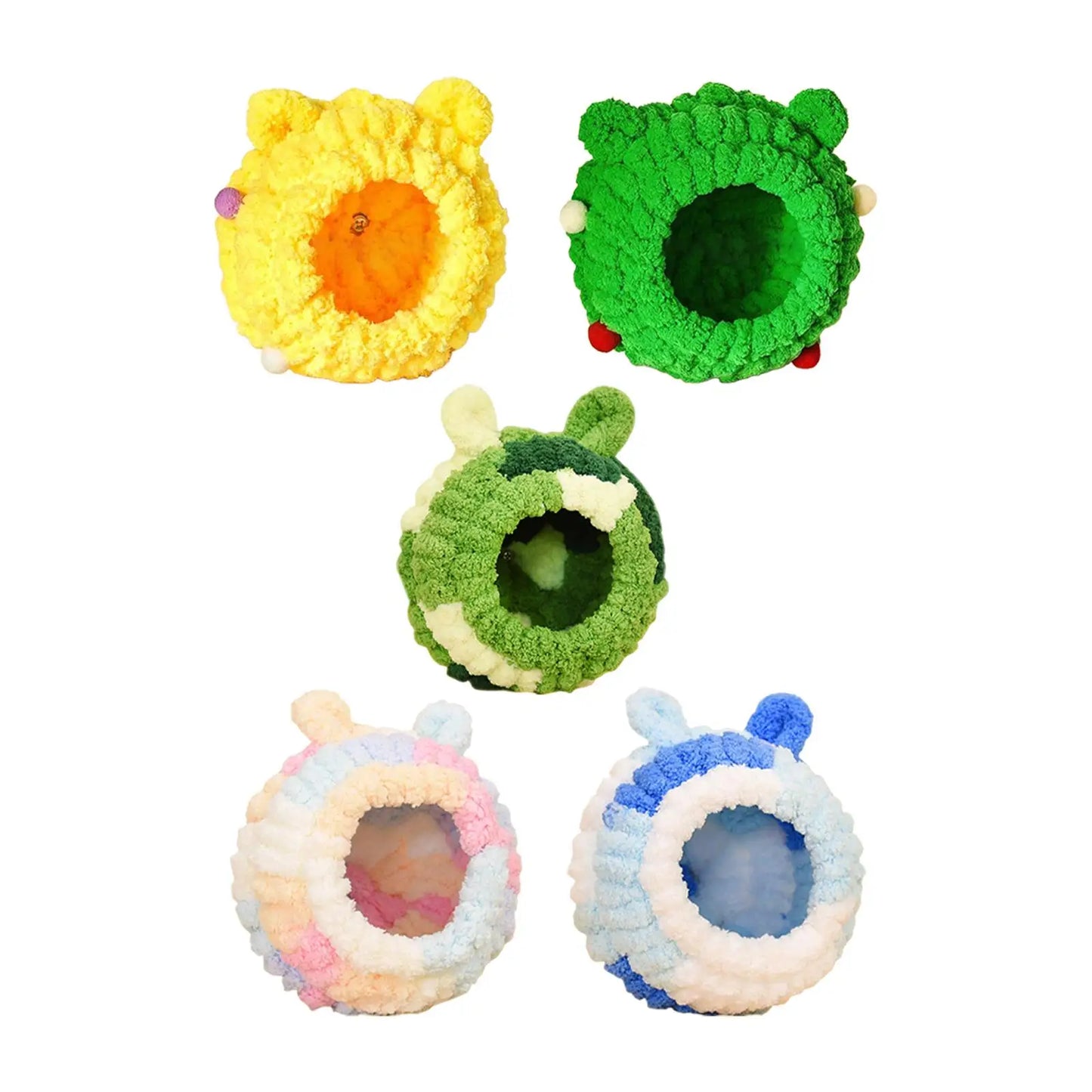 Cozy Bird Hideaway Bed Winter Hammock Yarn Cage Accessory for Parakeets Budgies Lovebirds Canaries
