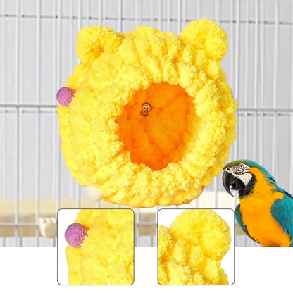 Cozy Bird Hideaway Bed Winter Hammock Yarn Cage Accessory for Parakeets Budgies Lovebirds Canaries